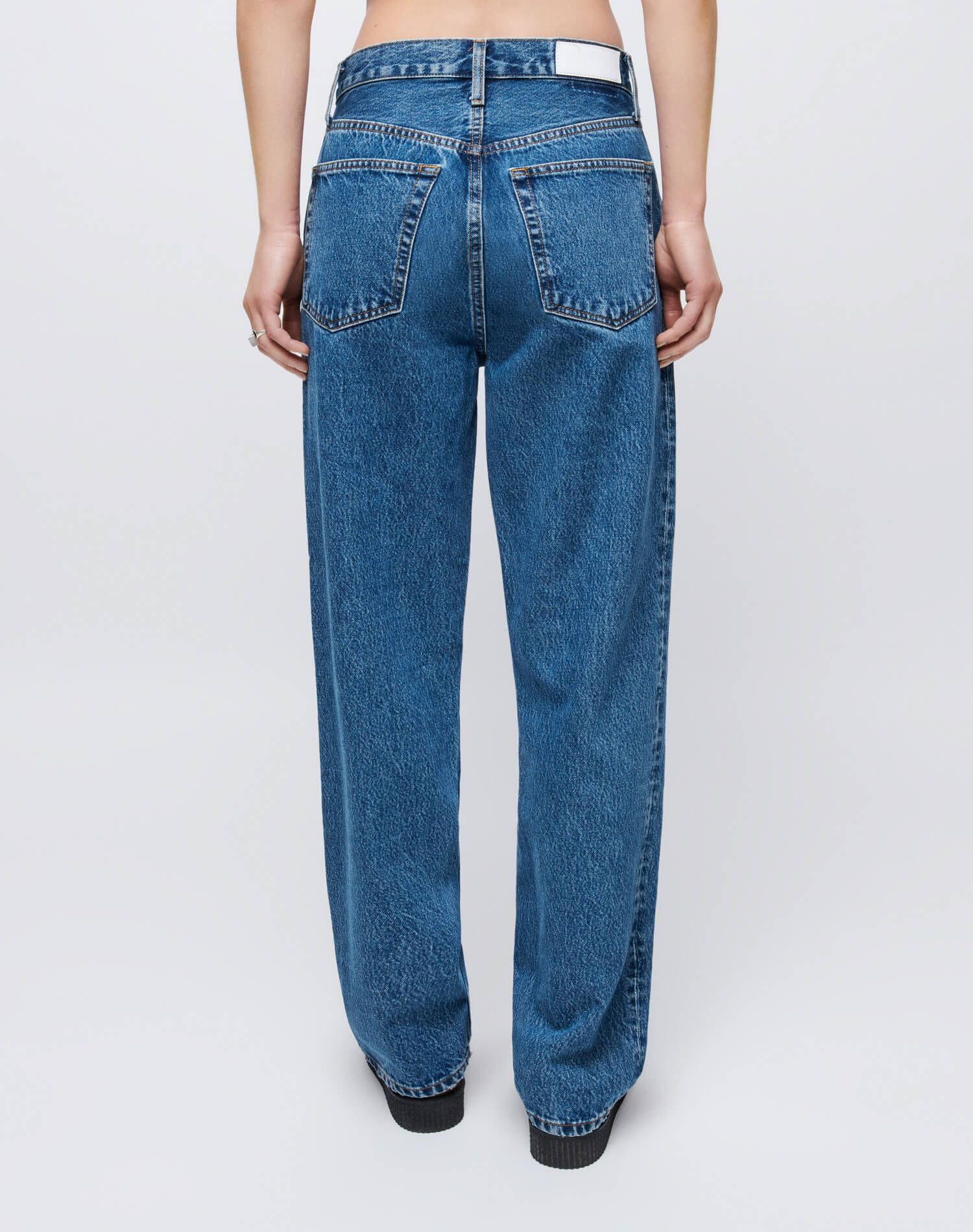 90s Low Slung - Bleu Mere sold by Re/Done product image thumbnail 6