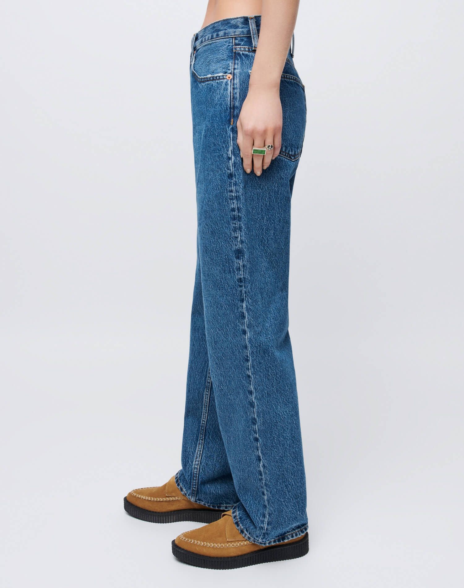 90s Low Slung - Bleu Mere sold by Re/Done product image thumbnail 4