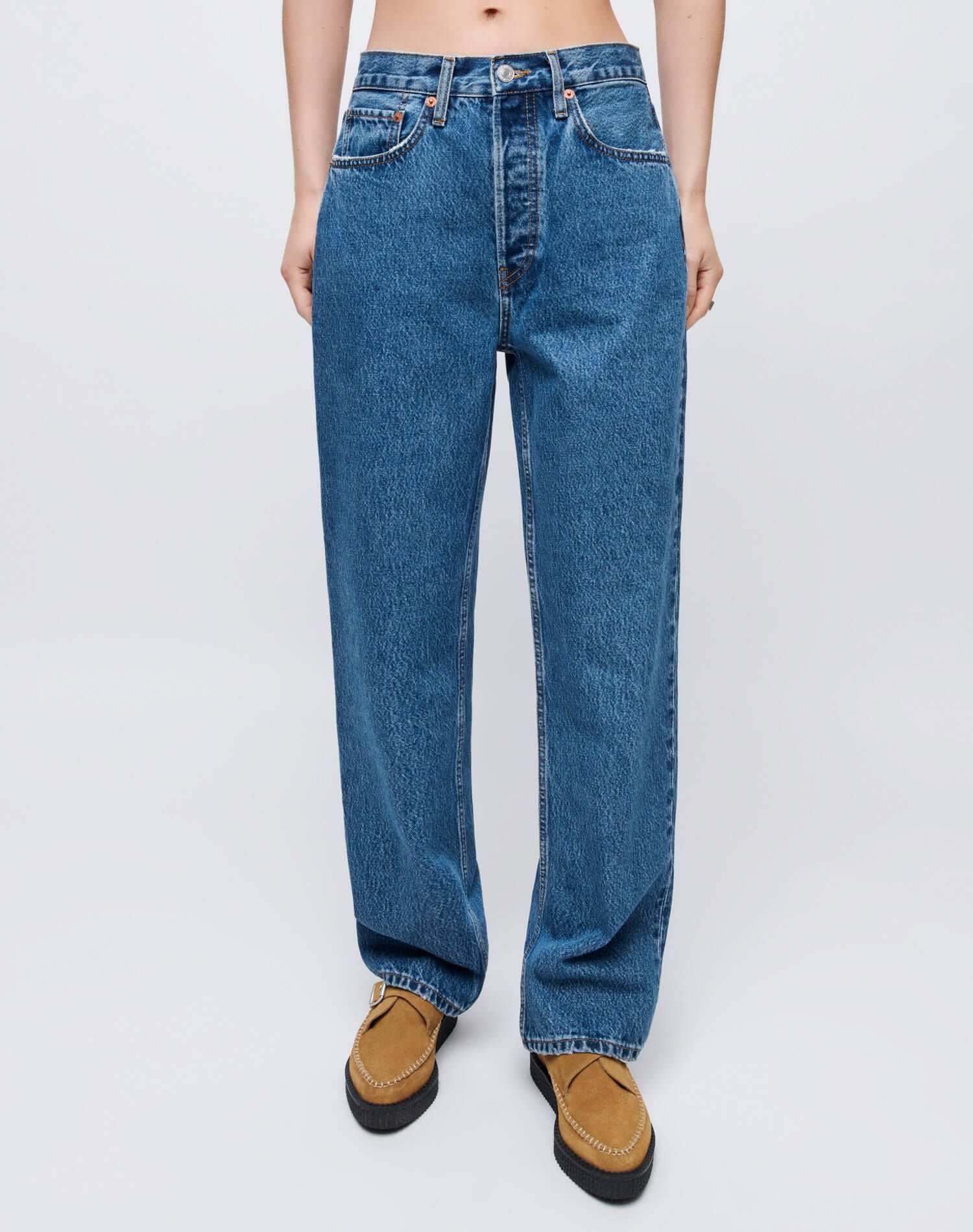 90s Low Slung - Bleu Mere sold by Re/Done