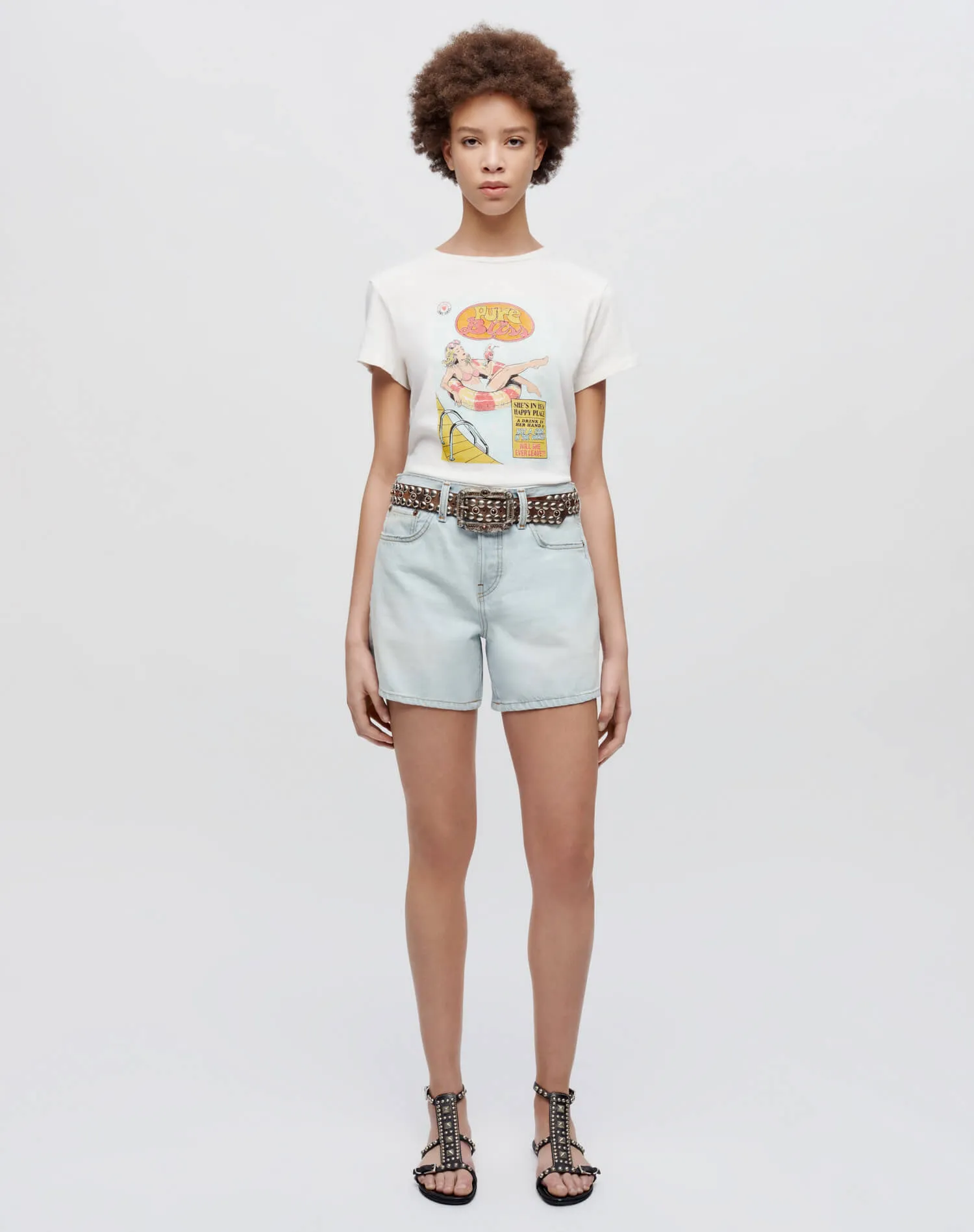 Classic "Pure Bliss" Tee - Vintage White sold by Re/Done product image thumbnail 2