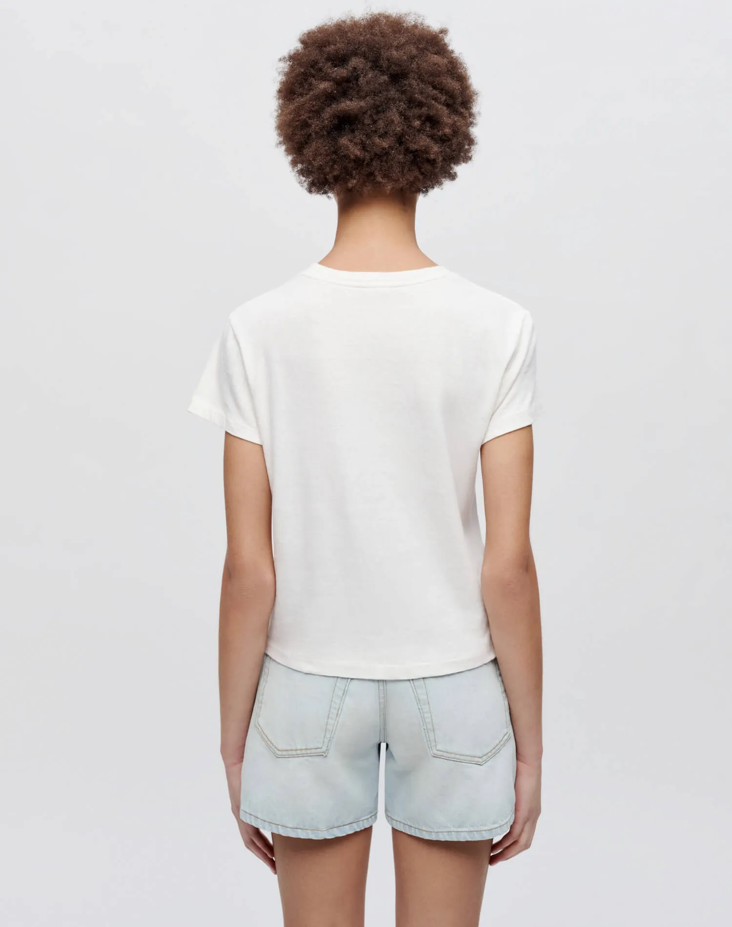Classic "Pure Bliss" Tee - Vintage White sold by Re/Done product image thumbnail 4