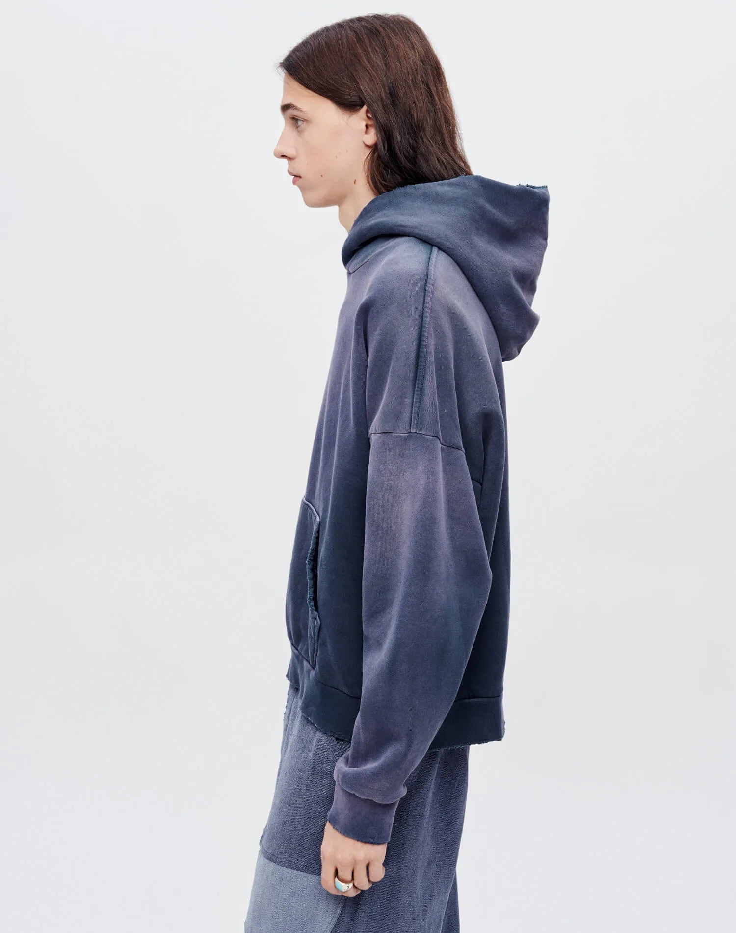 Modern Hoody - Sun Faded Navy sold by Re/Done product image thumbnail 4