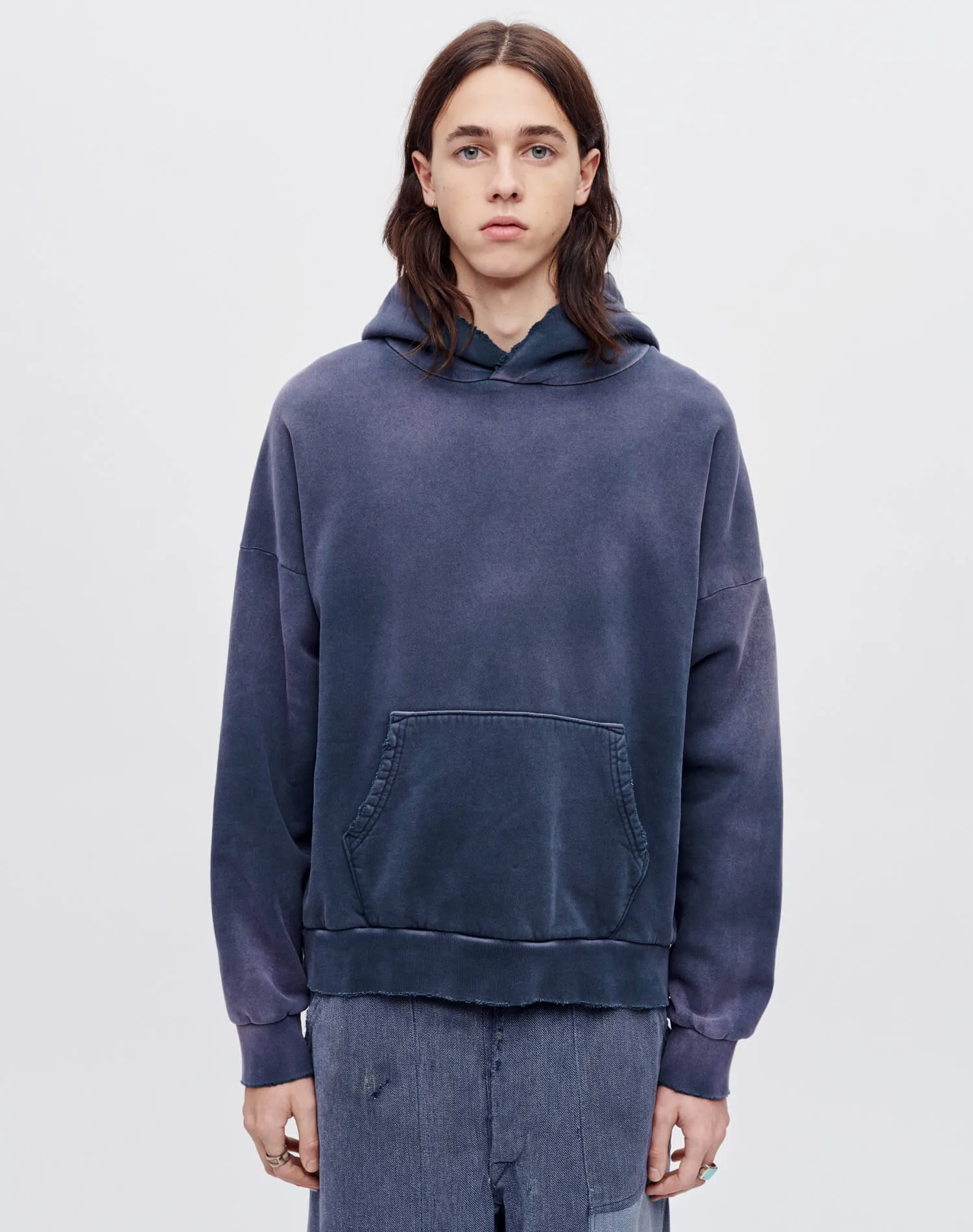 Modern Hoody - Sun Faded Navy sold by Re/Done