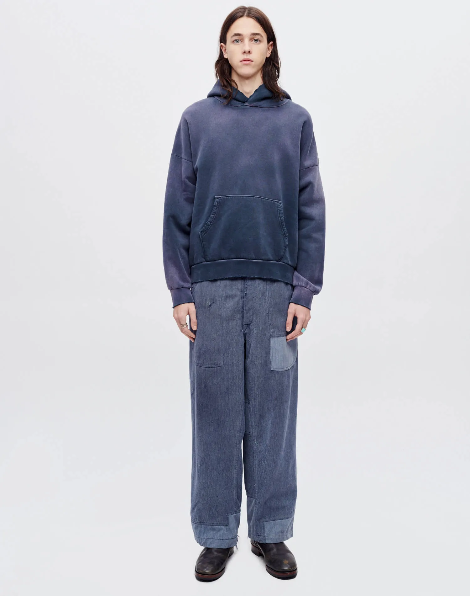 Modern Hoody - Sun Faded Navy sold by Re/Done product image thumbnail 2