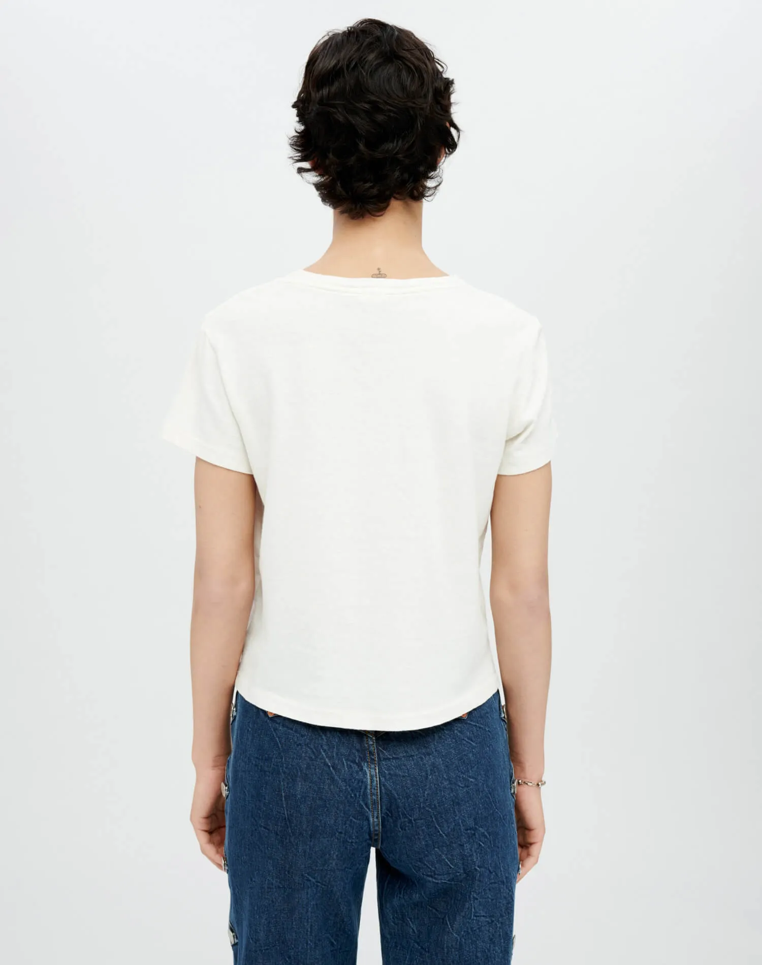 Classic "Stanley Mouse Car" Tee - Vintage White sold by Re/Done product image thumbnail 4