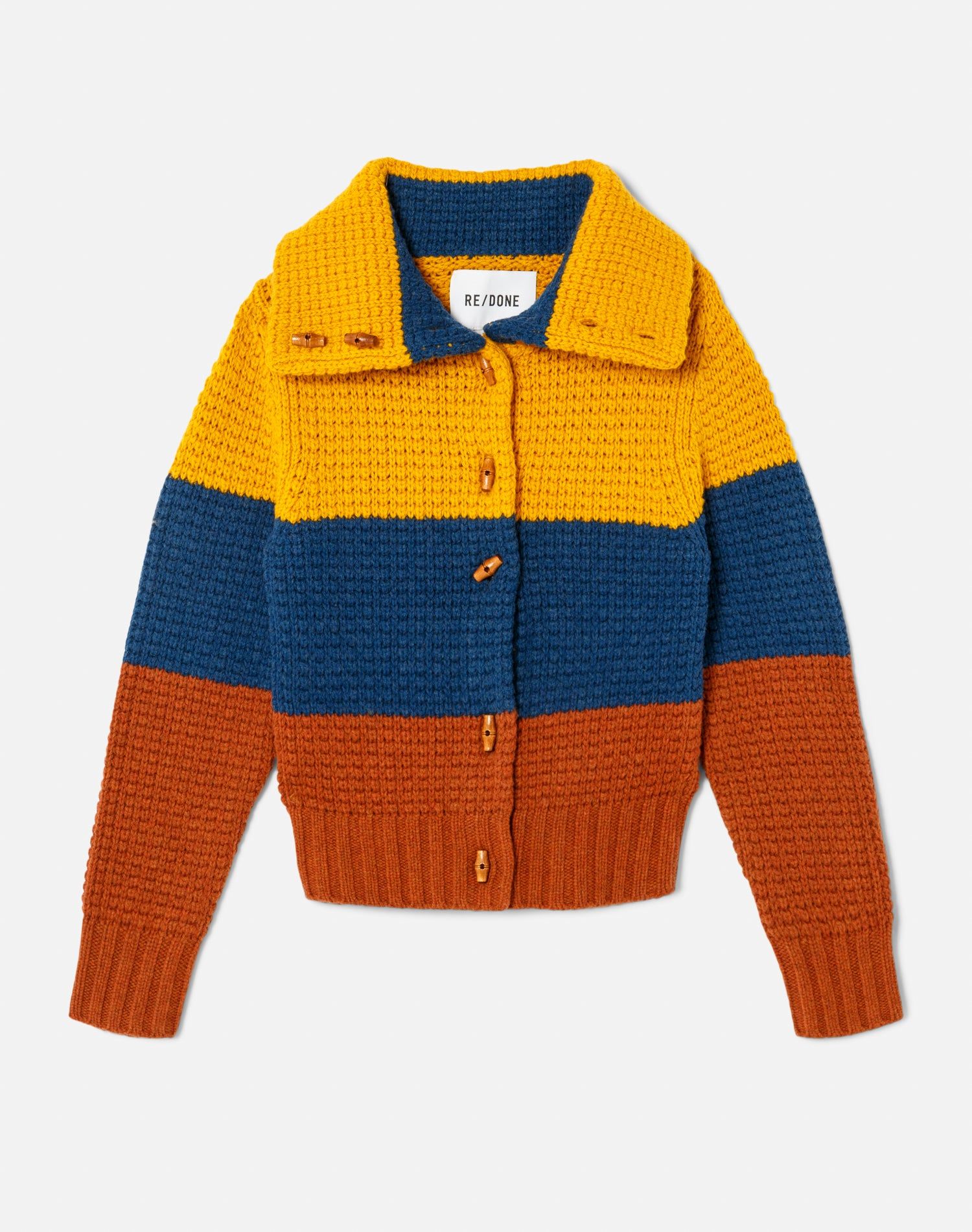 70s Sweater Jacket - Mustard Multi sold by Re/Done