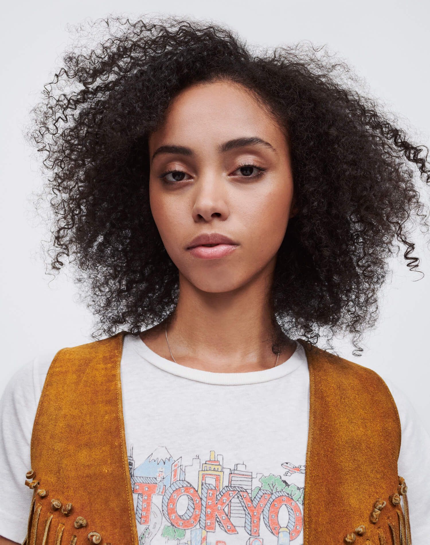 Suede Leather Fringe Vest - Tan Suede sold by Re/Done product image thumbnail 5