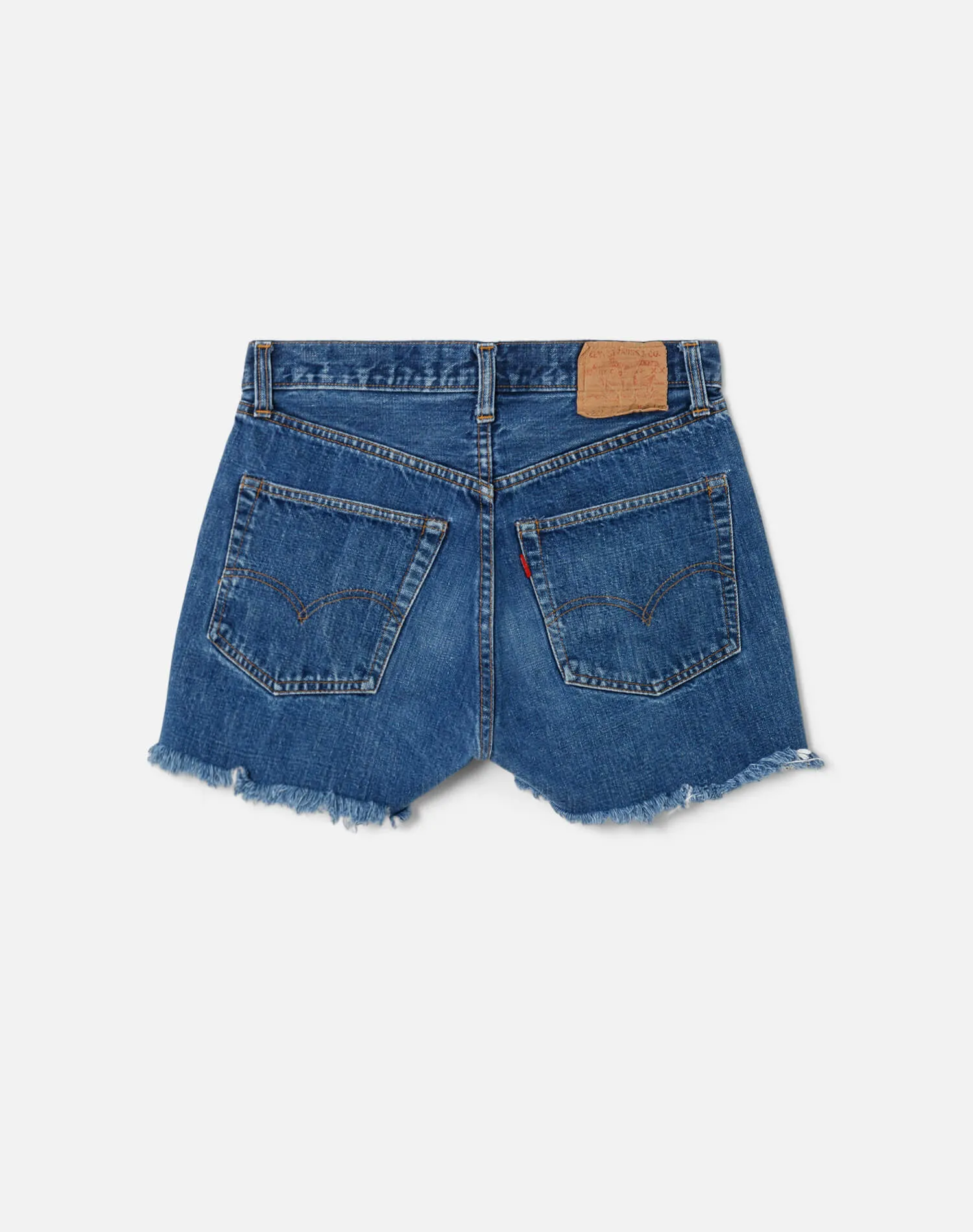 60s Single Stitch Selvedge Big E Levi's 501 Shorts - #52 sold by Re/Done product image thumbnail 2