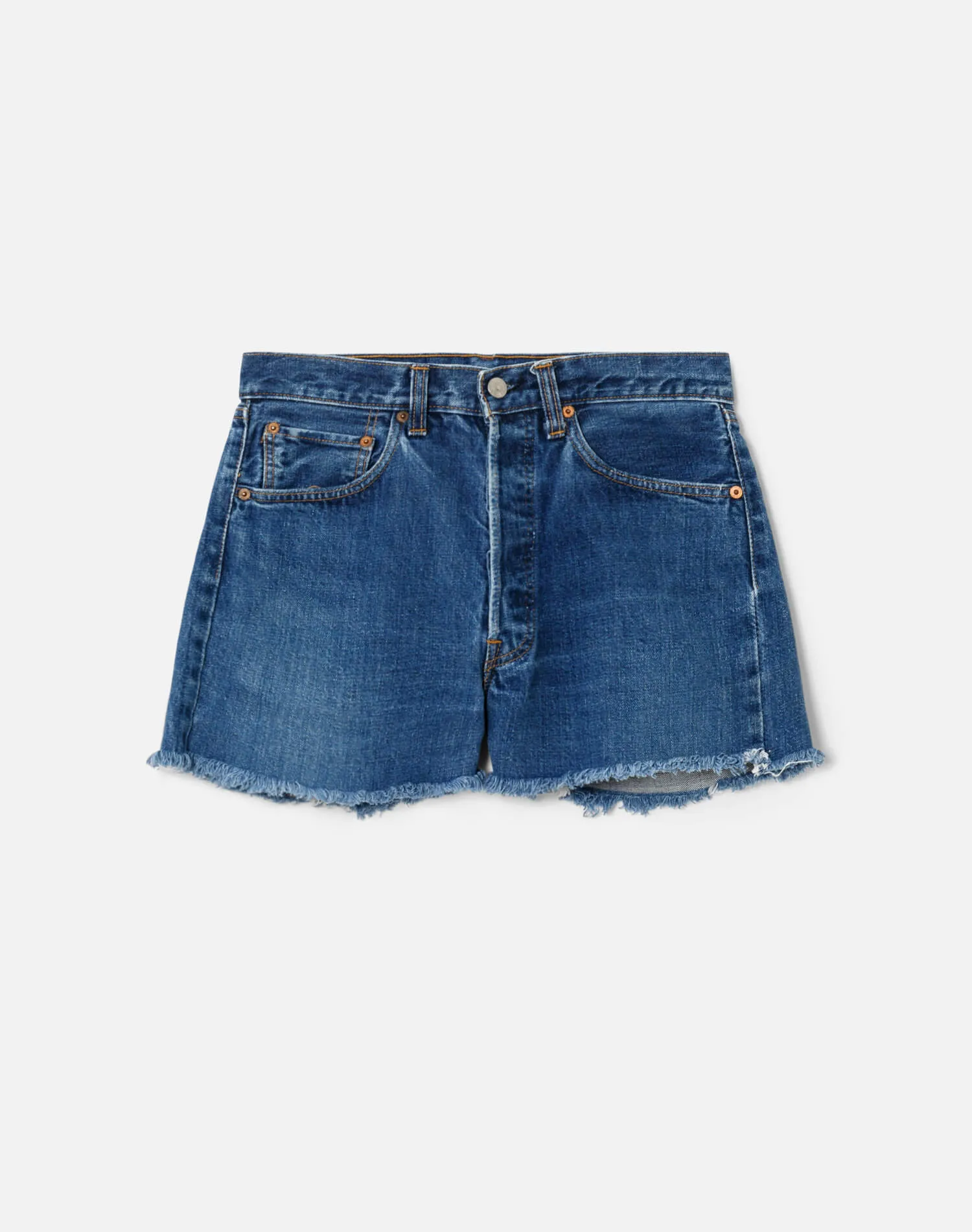 60s Single Stitch Selvedge Big E Levi's 501 Shorts - #52 sold by Re/Done