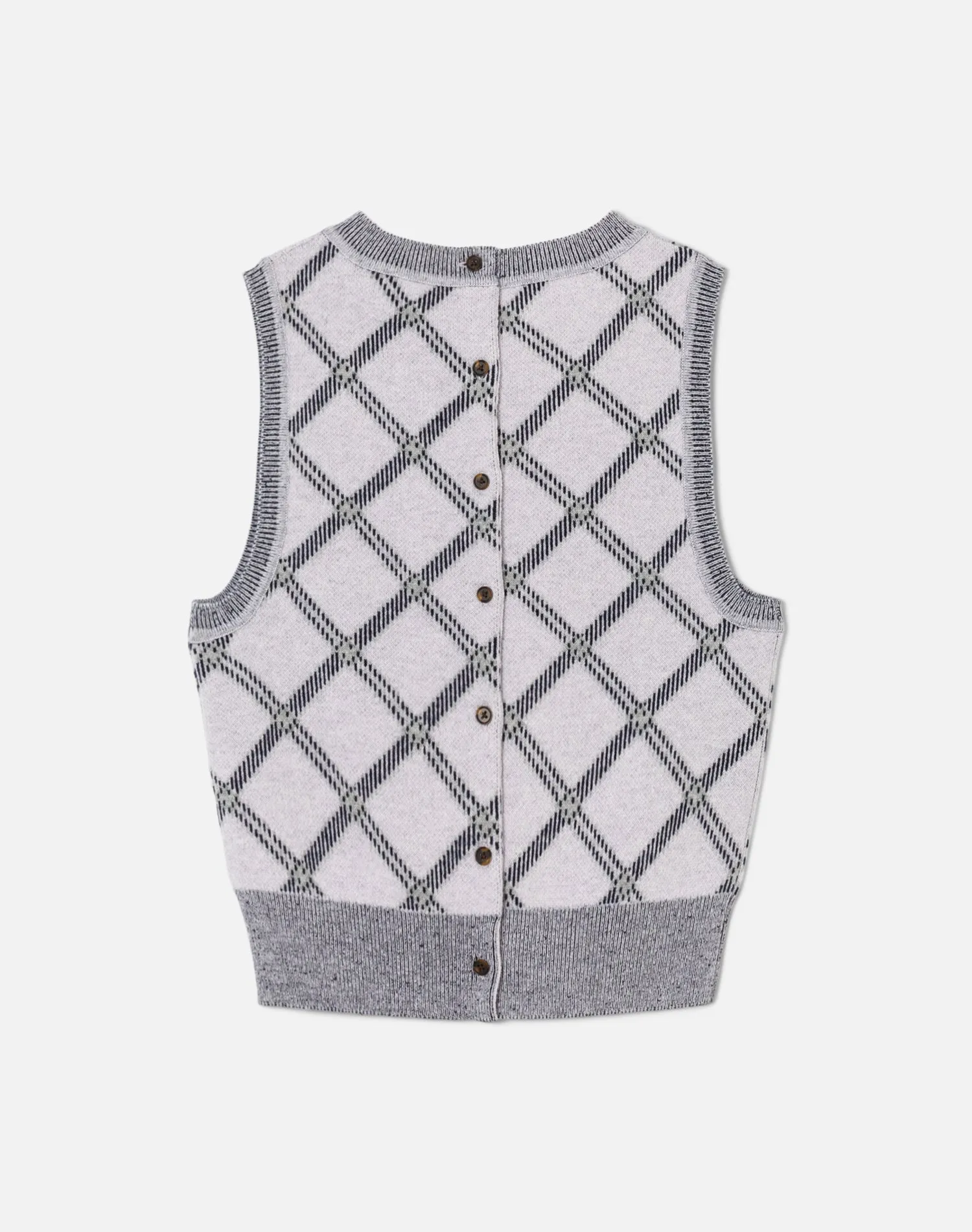 Pintuck Vest - Lavender Combo sold by Re/Done product image thumbnail 2