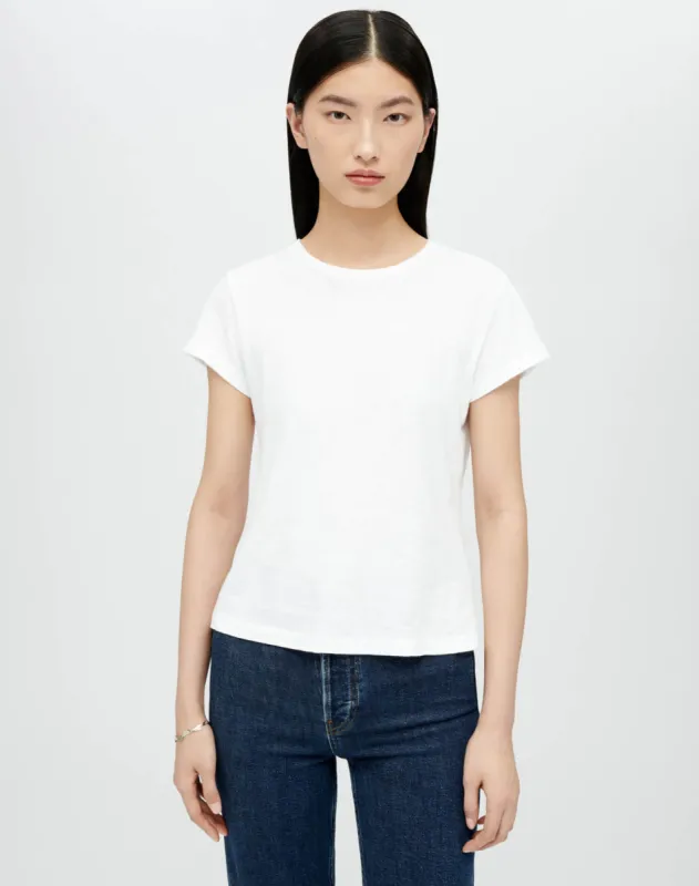 Hanes 1960s Slim Tee - Optic White sold by Re/Done