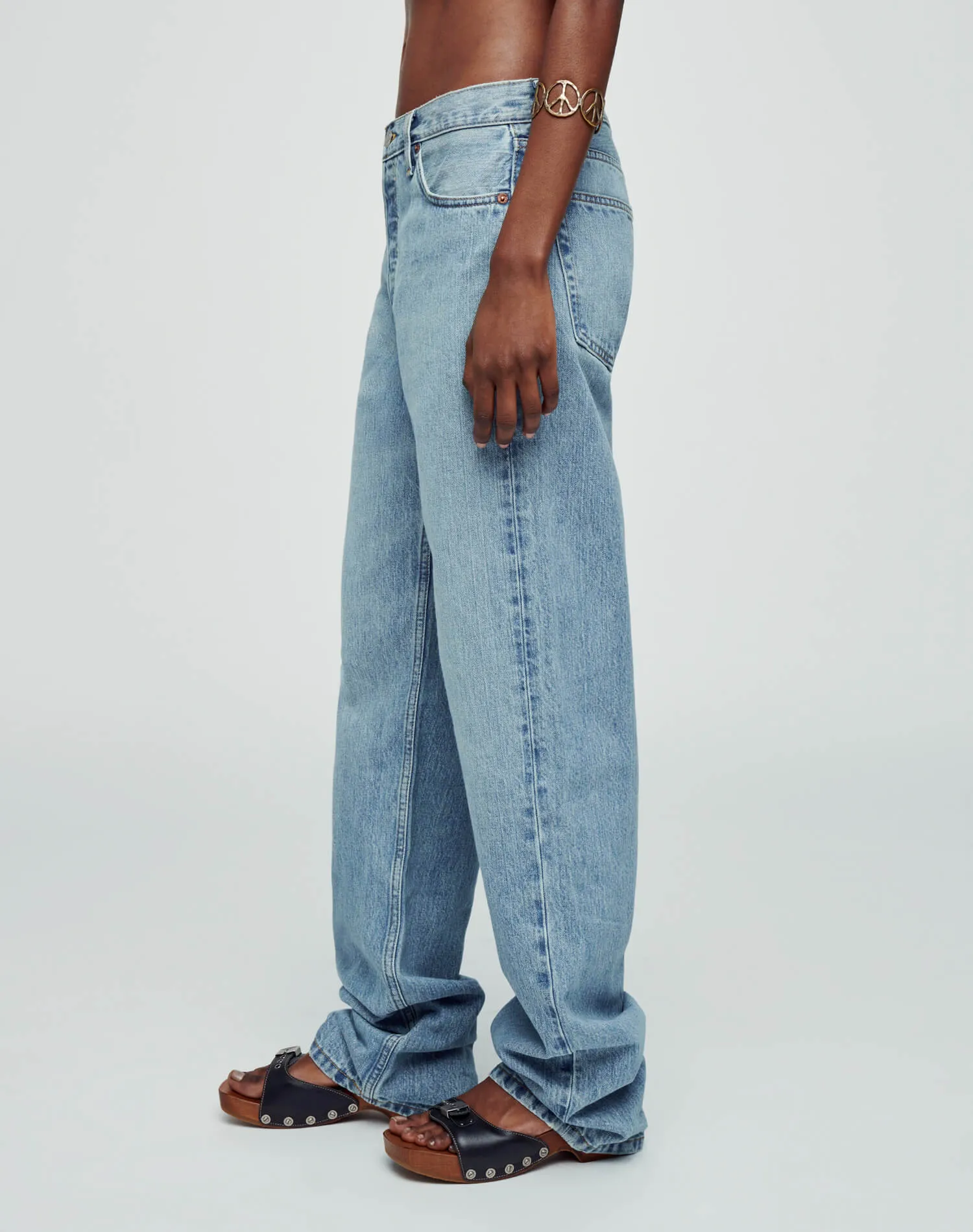 Loose Longish - Wasted Indigo sold by Re/Done product image thumbnail 4