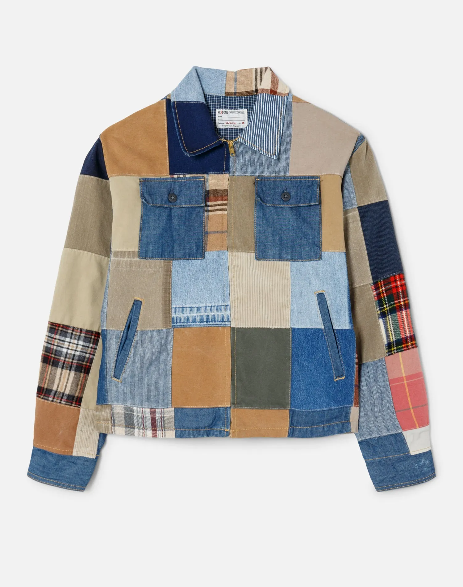 Jacko Of Many Colors - Indigo/Multi sold by Re/Done