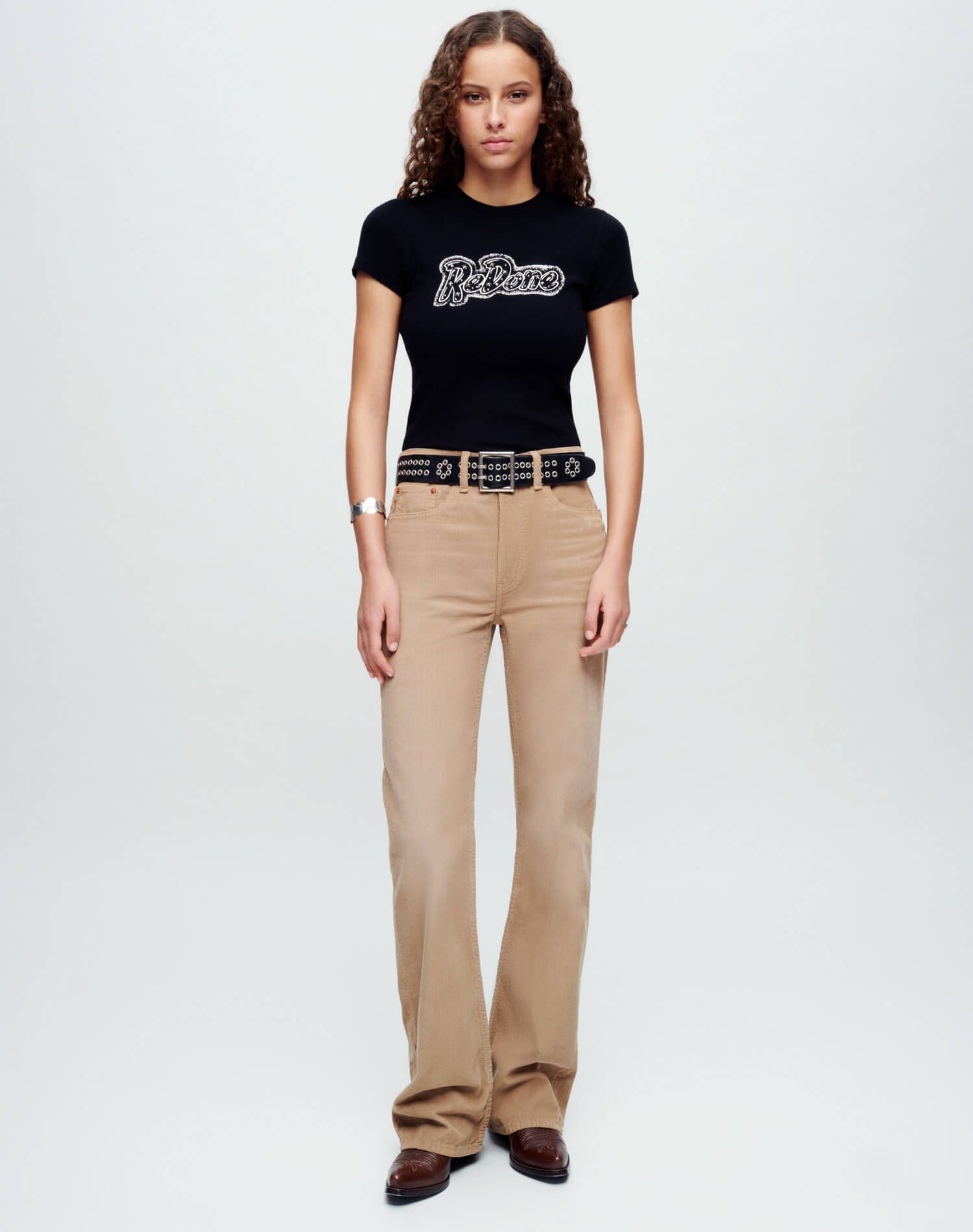 90s Baby Tee "RE/DONE" - Vintage Black sold by Re/Done