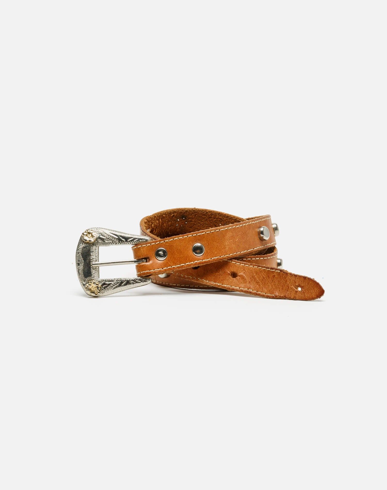 80s Skinny Studded Western Belt sold by Re/Done product image thumbnail 3