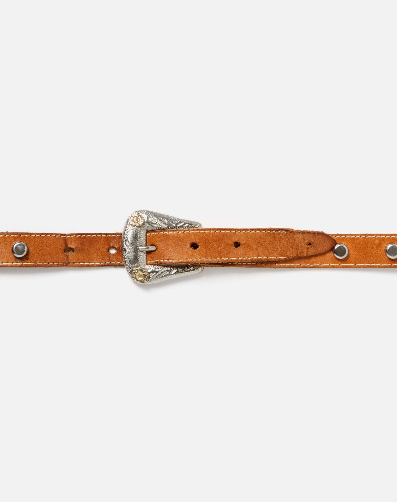 80s Skinny Studded Western Belt sold by Re/Done product image thumbnail 4
