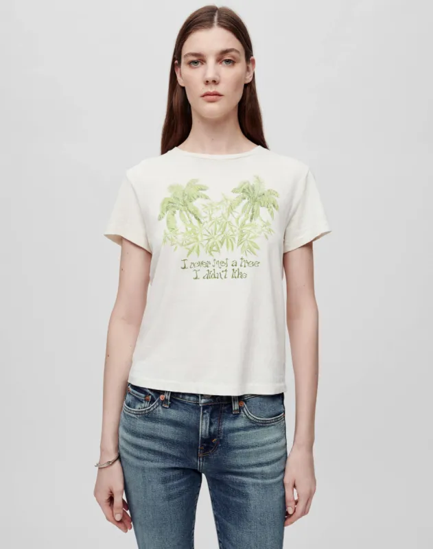 Classic "Tree I Didn't Like" Tees - Vintage White sold by Re/Done