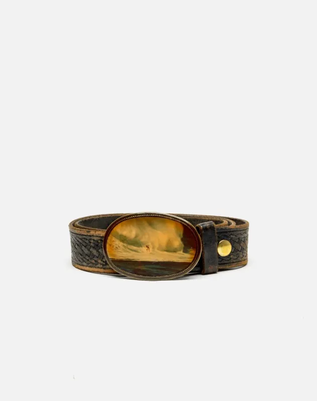 70s Pacifica Surf Buckle Belt -#411 sold by Re/Done