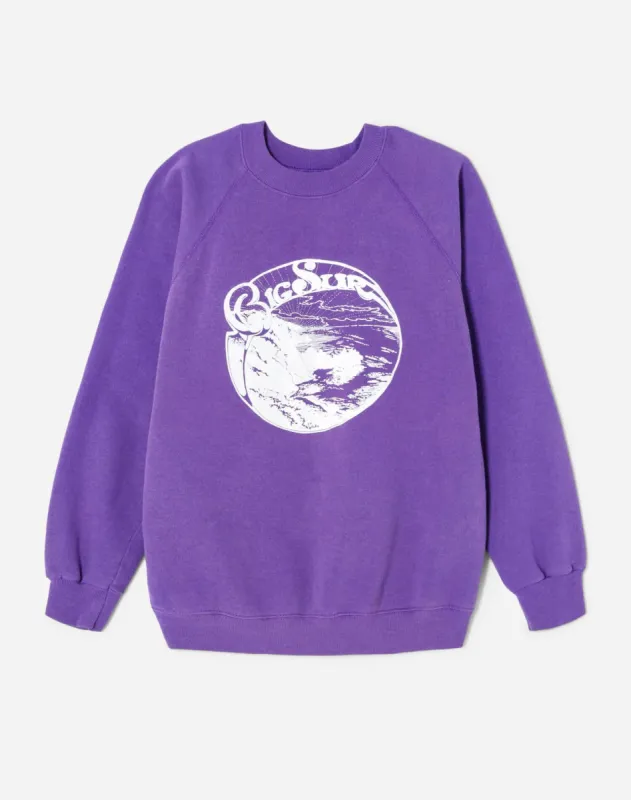 80s Hanes Big Sur Raglan Sweatshirt - #80 sold by Re/Done