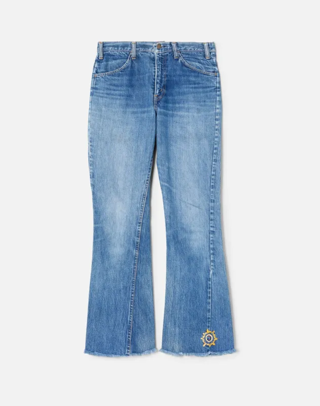 70s Levi's 517 Embroidered Jean - #76 sold by Re/Done