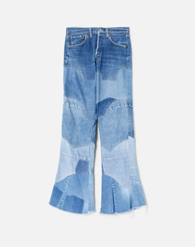 60s Levi's Big E Patchwork Jean - #70 sold by Re/Done