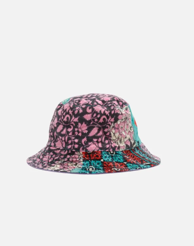 Upcycled Quilt Bucket Hat - #44 sold by Re/Done