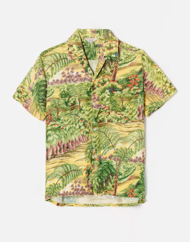 70s Green Hawaiian Shirt - #1 sold by Re/Done