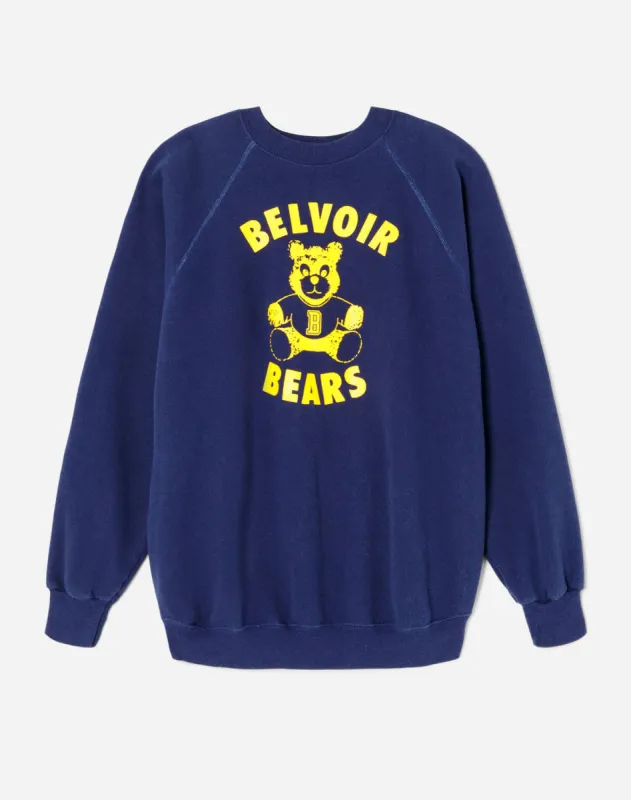 80s "Belvoir Bears" Raglan Sweatshirt - #178 sold by Re/Done