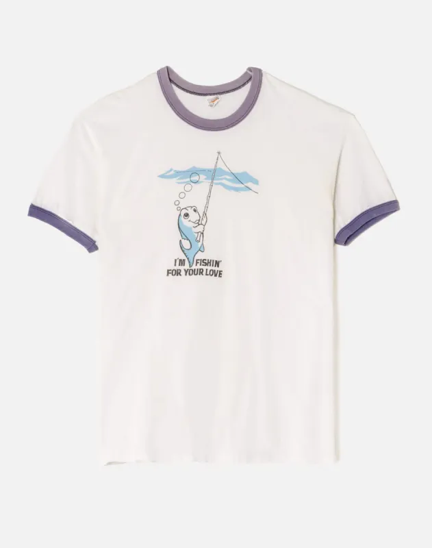 70s "Fishing For Your Love" Tee - #174 sold by Re/Done