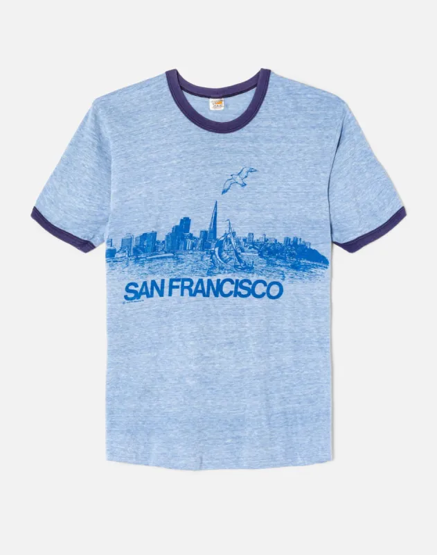 70s "San Francisco" Ringer Tee - #165 sold by Re/Done