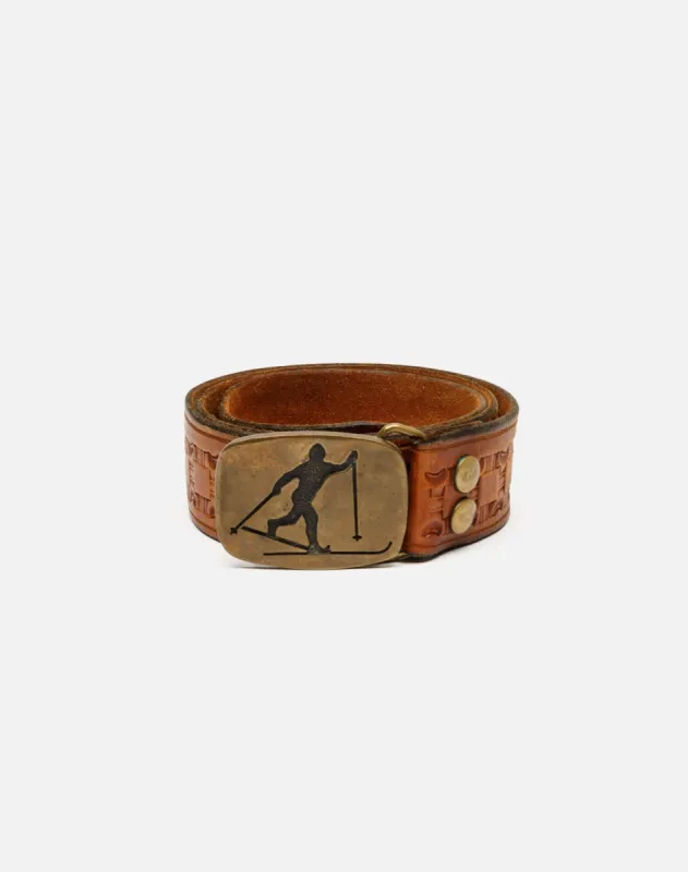 70s Tooled "Ski" Belt - #366 sold by Re/Done