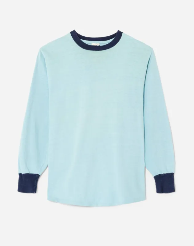 Vintage Suede Knit Long Sleeve Ringer Tee - #130 made by Re/Done