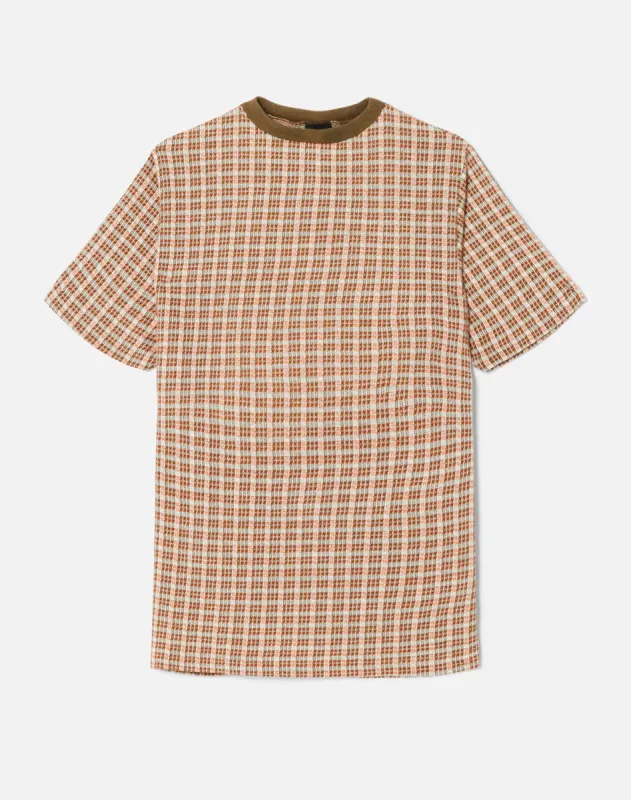 Vintage Plaid Short Sleeve Tee - #129 sold by Re/Done