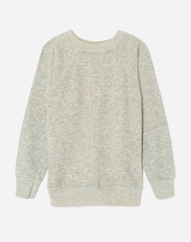 1980s Heather Grey Raglan Sweatshirt - #122 sold by Re/Done