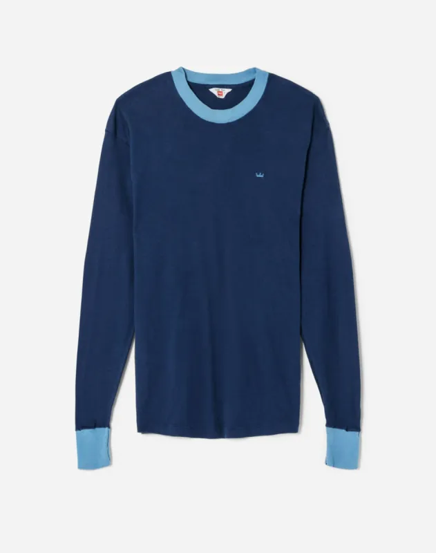 1950s Hanes Long Sleeve Ringer - #117 made by Re/Done