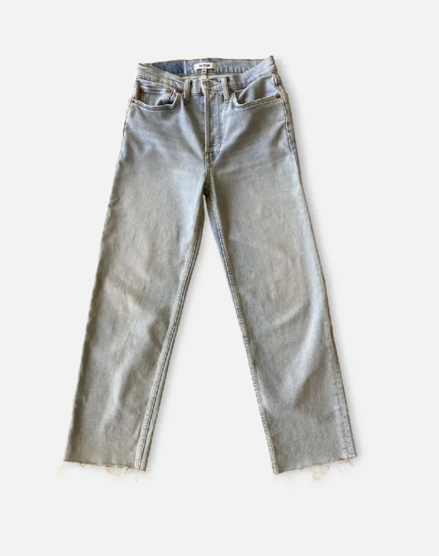 Comfort Stretch High Rise Stove Pipe made by Re/Done