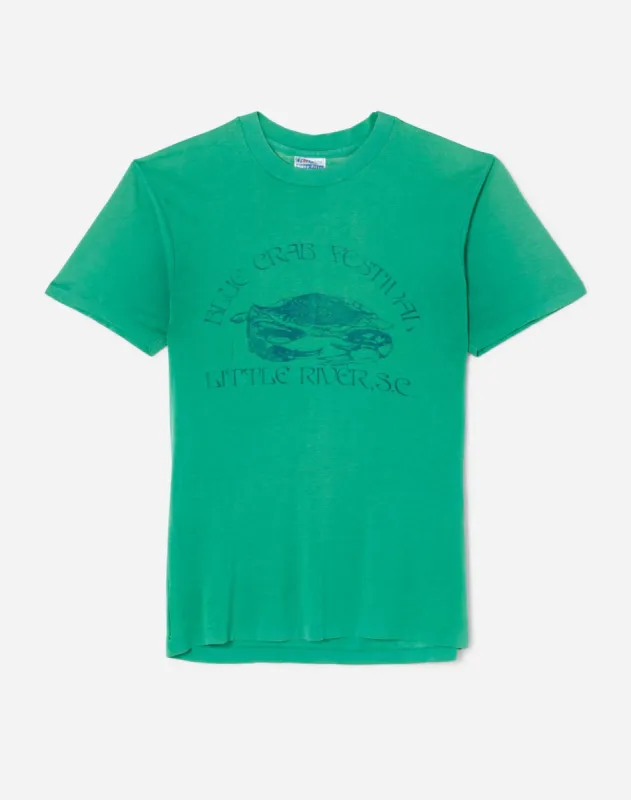 80s Blue Crab Festival Tee -#22 sold by Re/Done