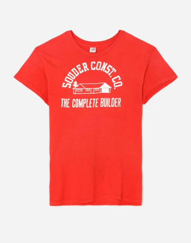 80s Hanes Construction Tee -#21 sold by Re/Done