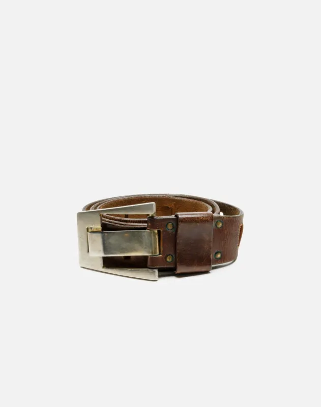 1970s Brown Rocker Belt - # 108 sold by Re/Done