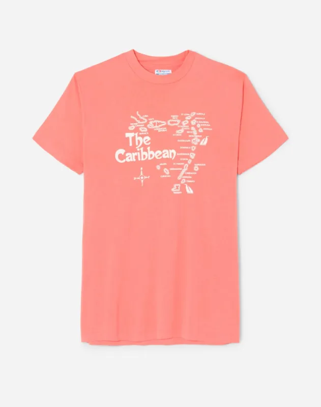 80s Hanes Caribbean Tee -#17 sold by Re/Done