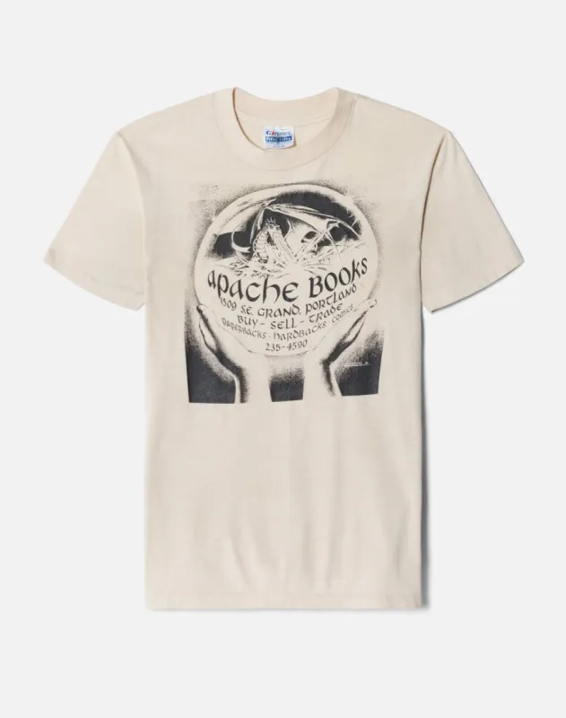 80s Apache Books Portland Tee -#16 made by Re/Done