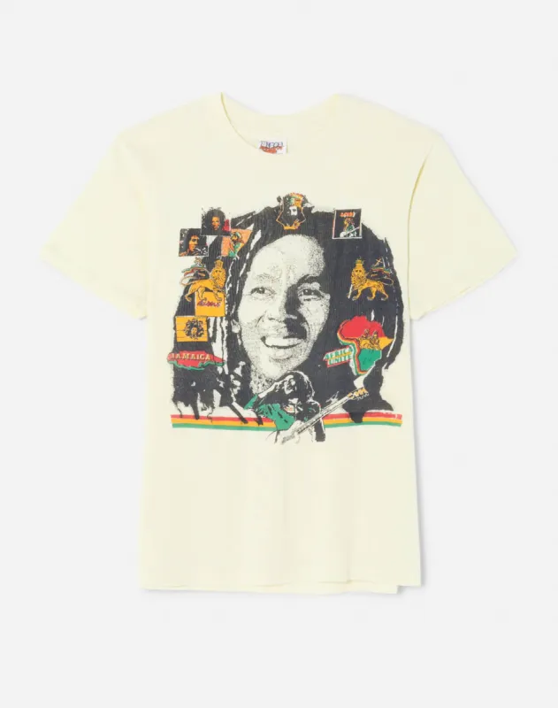 70s Hanes Bob Marley Tee -#12 sold by Re/Done