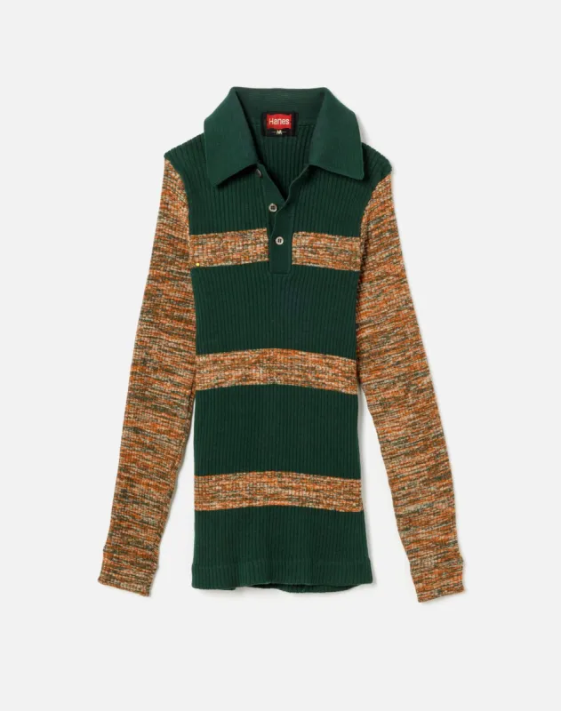 Vintage 1970s Rib Knit Long Sleeve Sweater - #27 sold by Re/Done