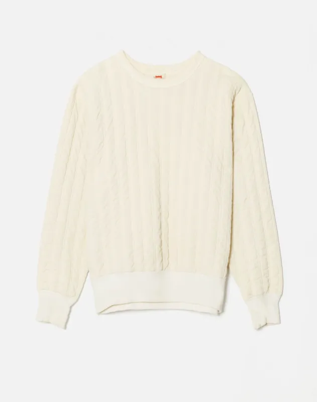 Vintage 1960s Quilted Sweatshirt - #30 sold by Re/Done