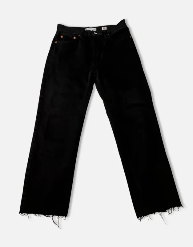 High Rise Stove Pipe Black made by Re/Done