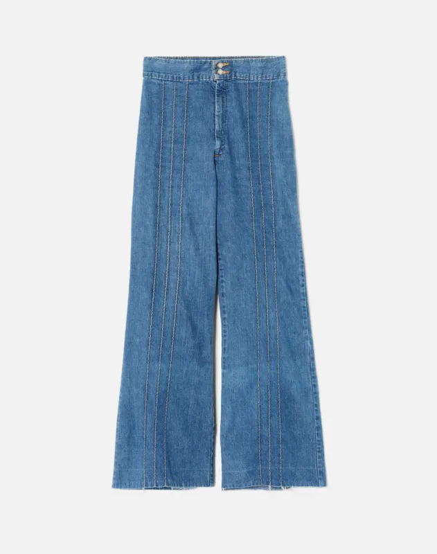 1970s Vintage Levi's Ultra High Rise Pintuck Pant Size 26 - #174 made by Re/Done
