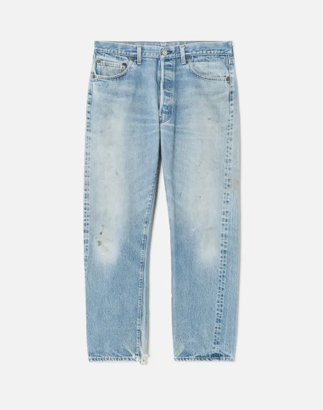 1970s Vintage Levi's 501 Selvedge Straight Leg Jean Size 29 - #129 sold by Re/Done