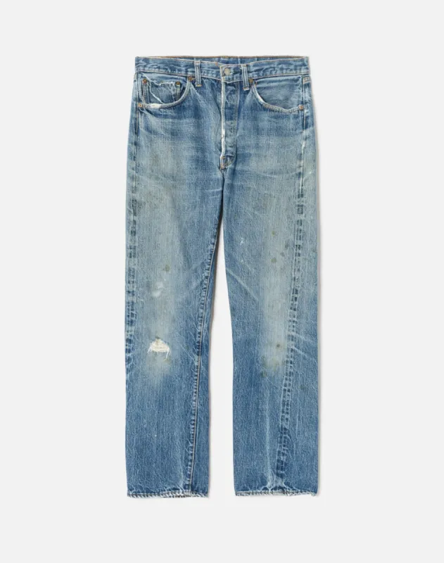 1950s Vintage Levi's 501 Selvedge Five Pocket Jean Size 29 - #135 sold by Re/Done