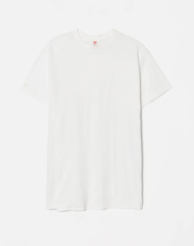 Vintage 1970s Deadstock White Crewneck Short Sleeve Tee - #24 sold by Re/Done