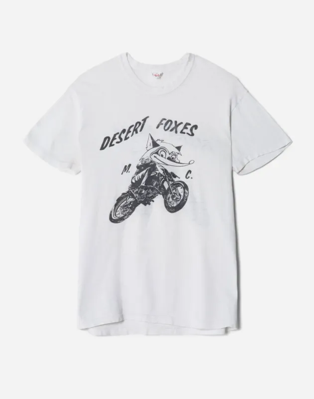 60s Hanes Desert Foxes Tee made by Re/Done